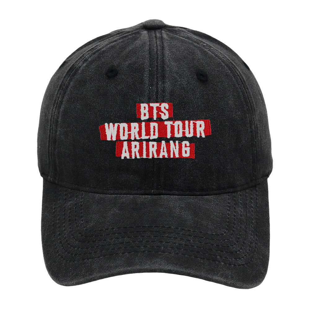 Tour Embroidery Cotton Caps (13 colors)