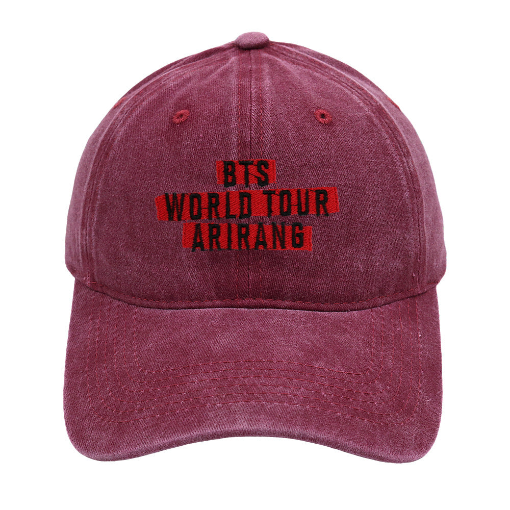Tour Embroidery Cotton Caps (13 colors)
