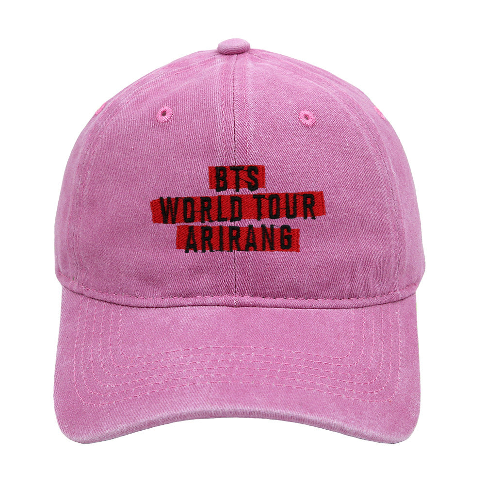 Tour Embroidery Cotton Caps (13 colors)