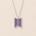 Purple Crystal Necklace