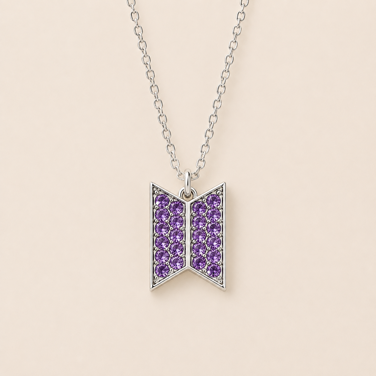 Purple Crystal Necklace