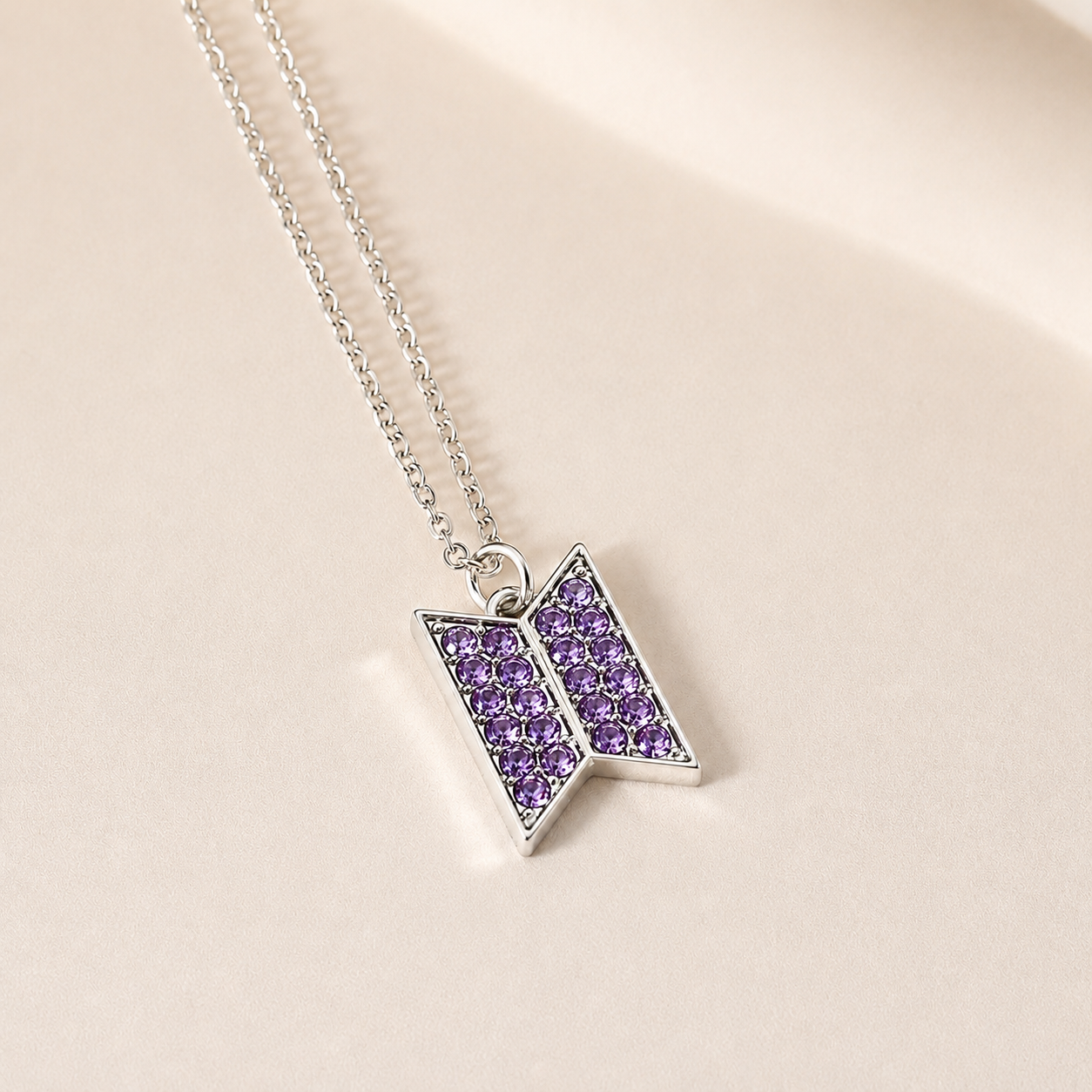 Purple Crystal Necklace