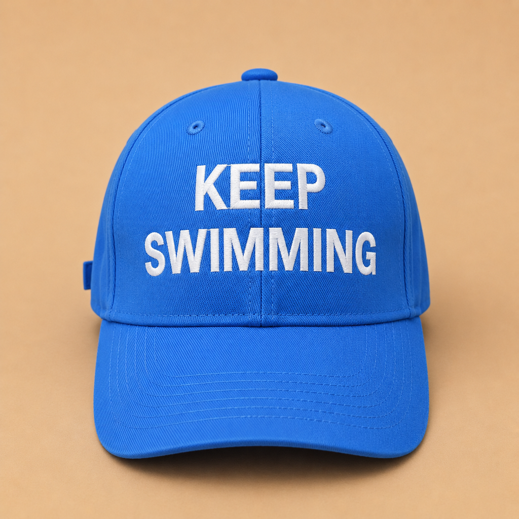 Keep Swimming Cap