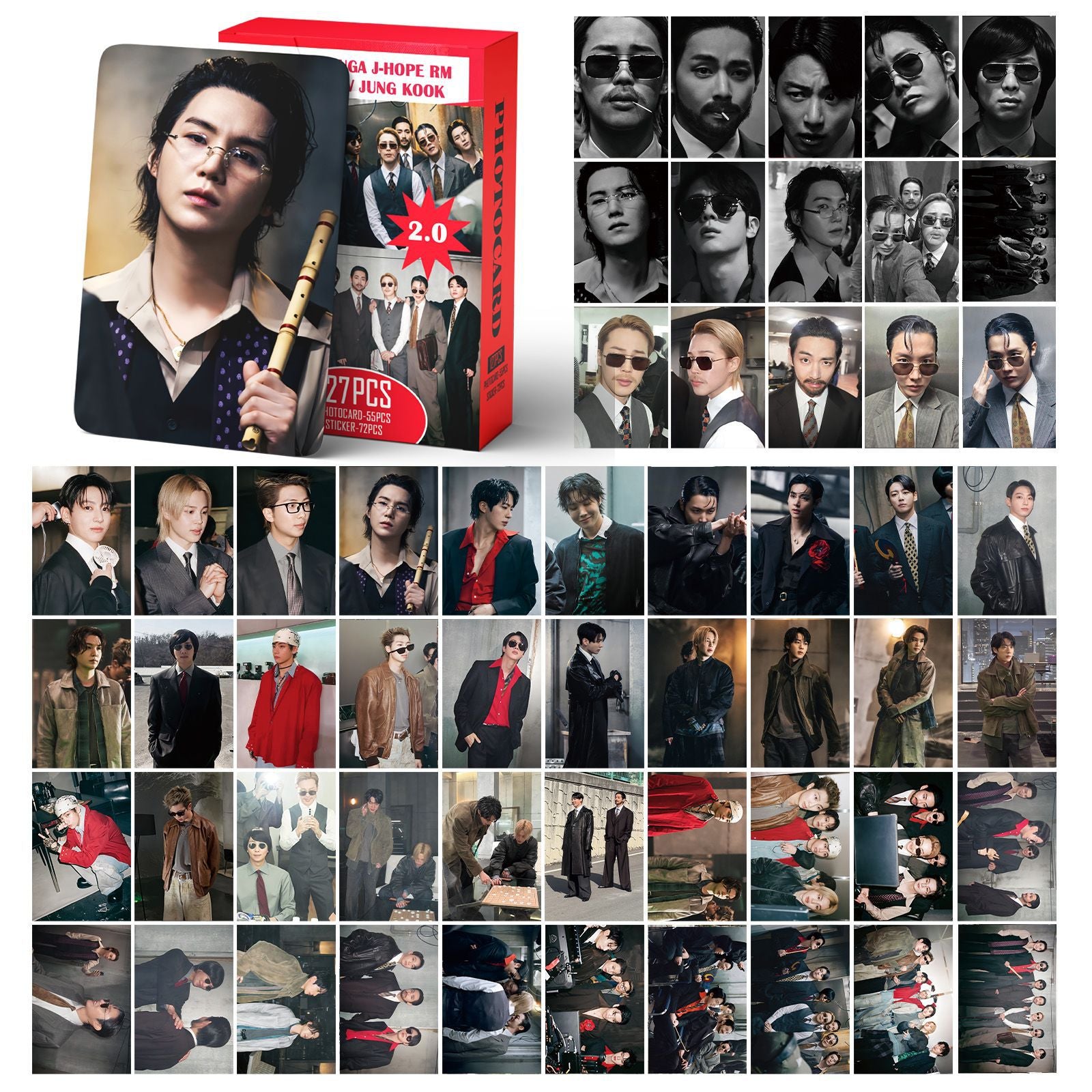 Lomo cards + Stickers 127pcs